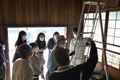 笠置町 サテライトオフィス 解体ワークショップ